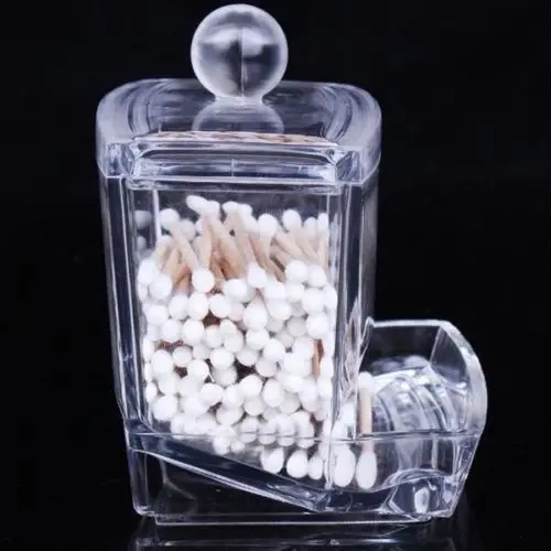 Новинка Акриловые ватные палочки держатель для хранения прозрачный чехол