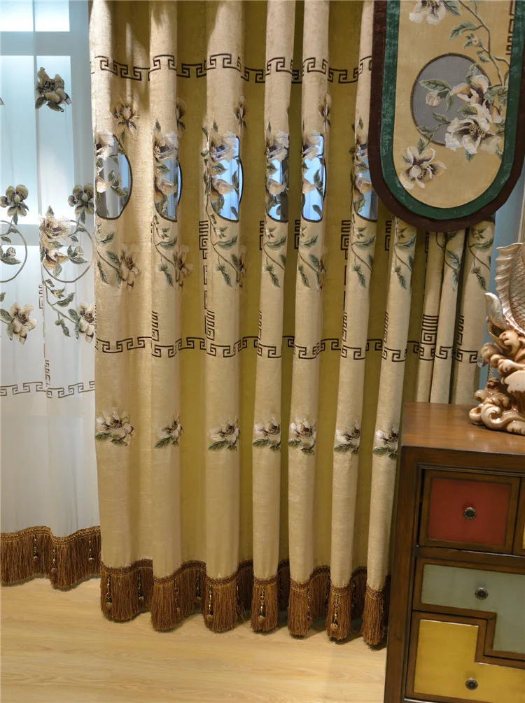 Роскошные наушники среднего возраста зеленые занавески-трансформеры