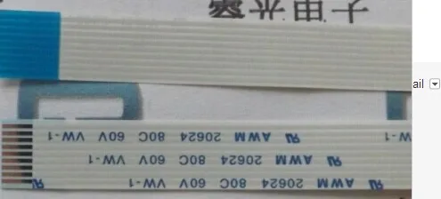 Бесплатная доставка кабель с сенсорной панелью штекер 0 5 мм 6 контактный 100 AWM 20624