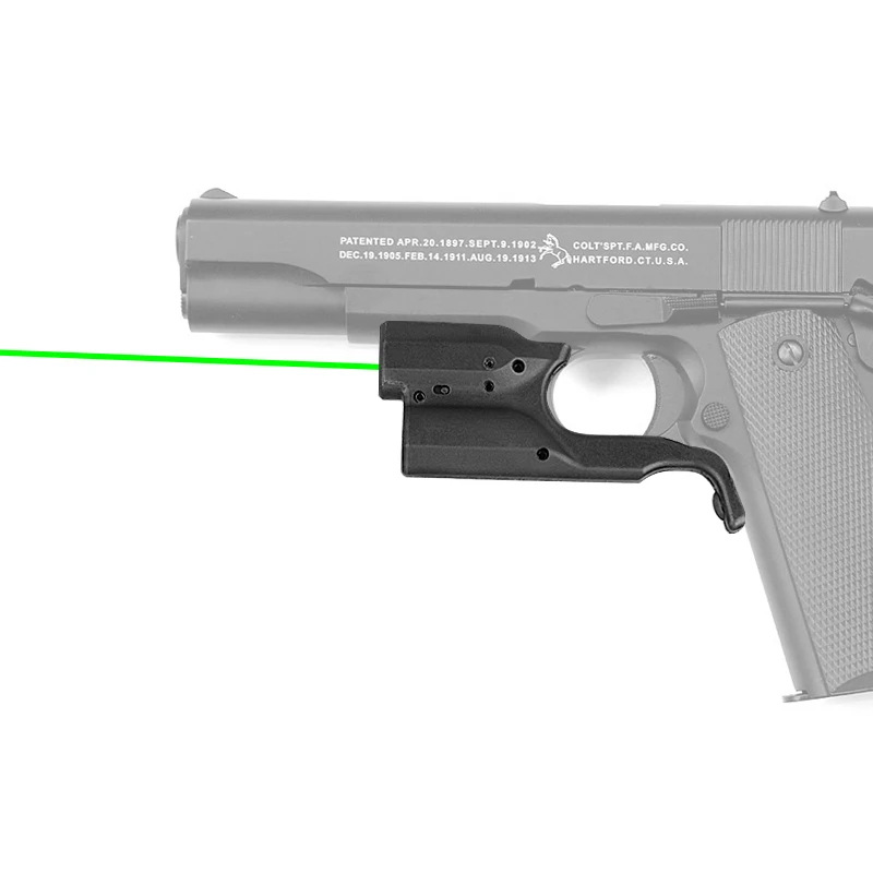 Тактический зеленый лазерный прицел PPT подходит для 1911 Smith & Wesson компактных Рам