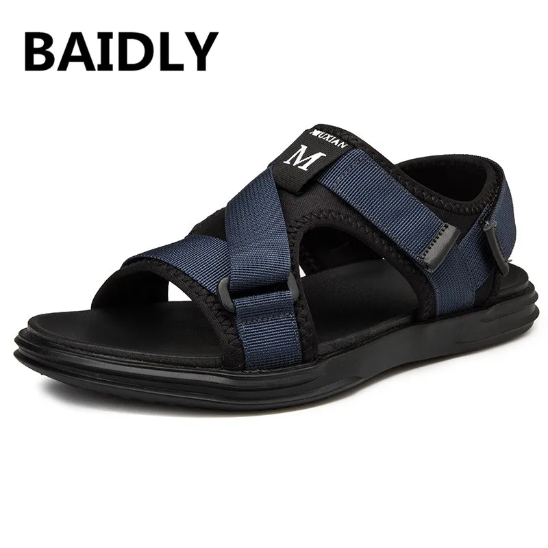 Мужские пляжные сандалии-гладиаторы Уличная обувь в римском стиле повседневные