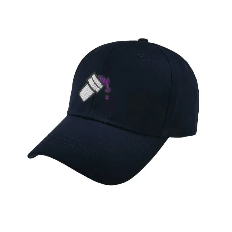 Стакан с кока-колой бейсболка для женщин хлопок фиолетовый питьевой Snapback хип хоп кепка футболка с дельфином Kpop мужская шляпа мороженое папа шляпа Прямая поставка