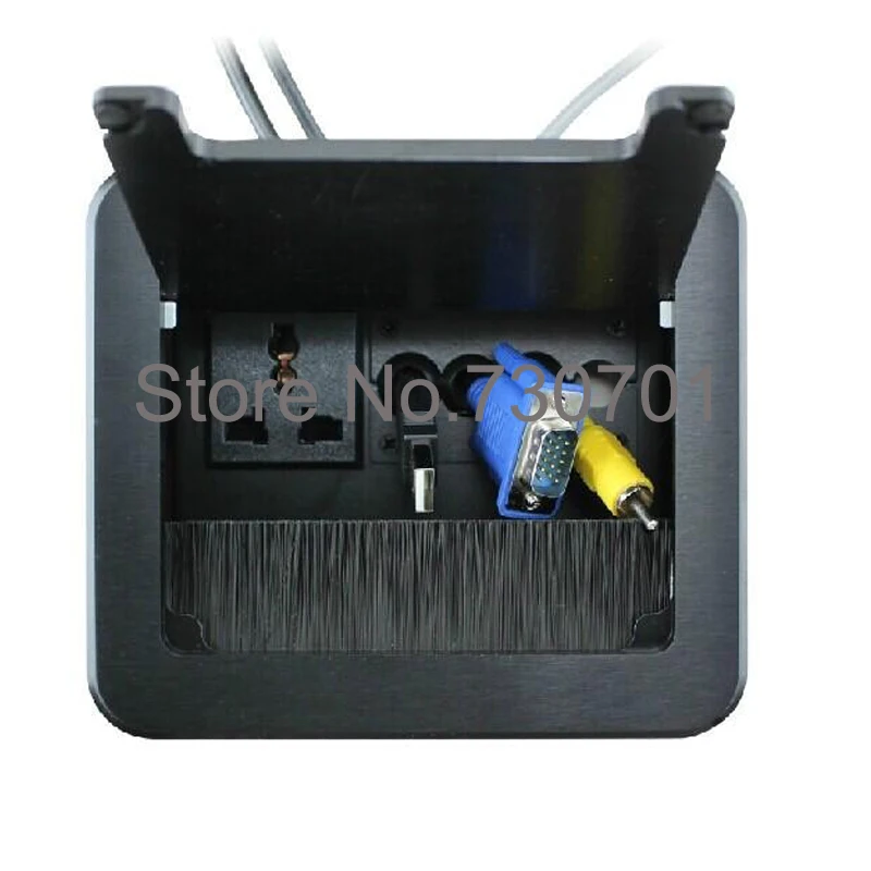 2019 многофункциональный настольный Беспроводная розетка питания с щеткой для