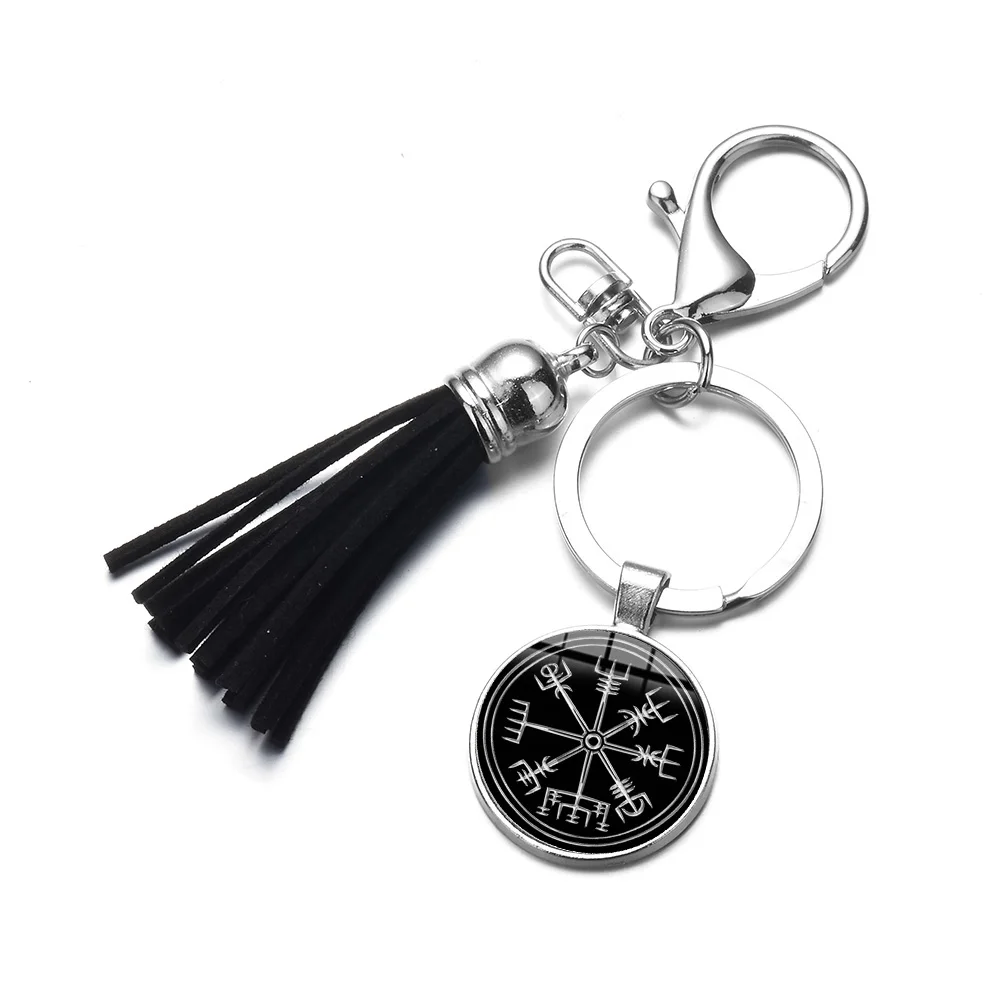 SONGDA высокое Класс Vegvisir Викинг Компас кисточкой брелок царство тьмы