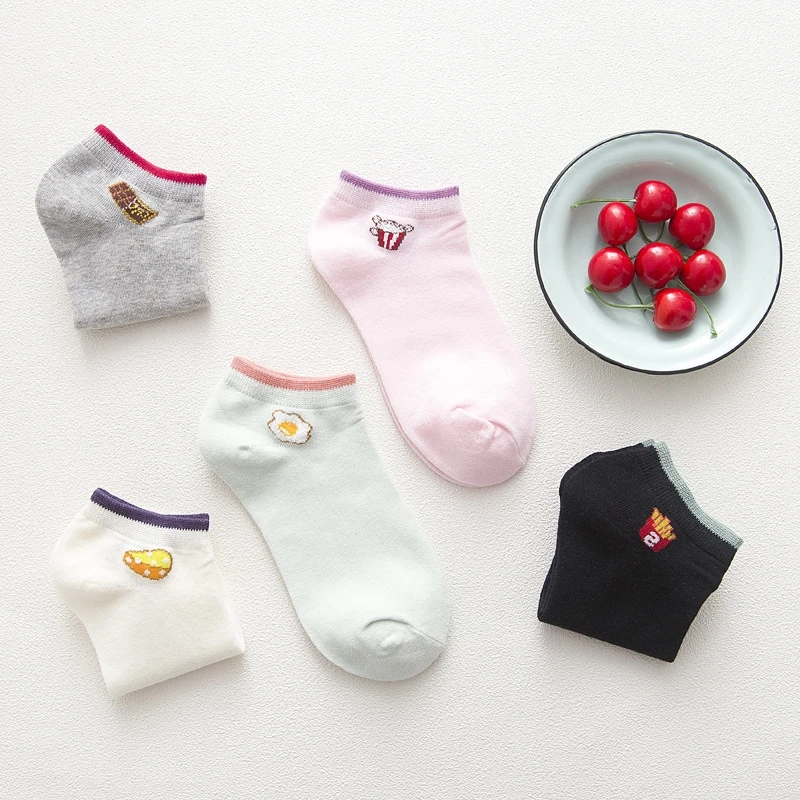 Носки женские с рисунком кошки 5 цветов|Носки| |