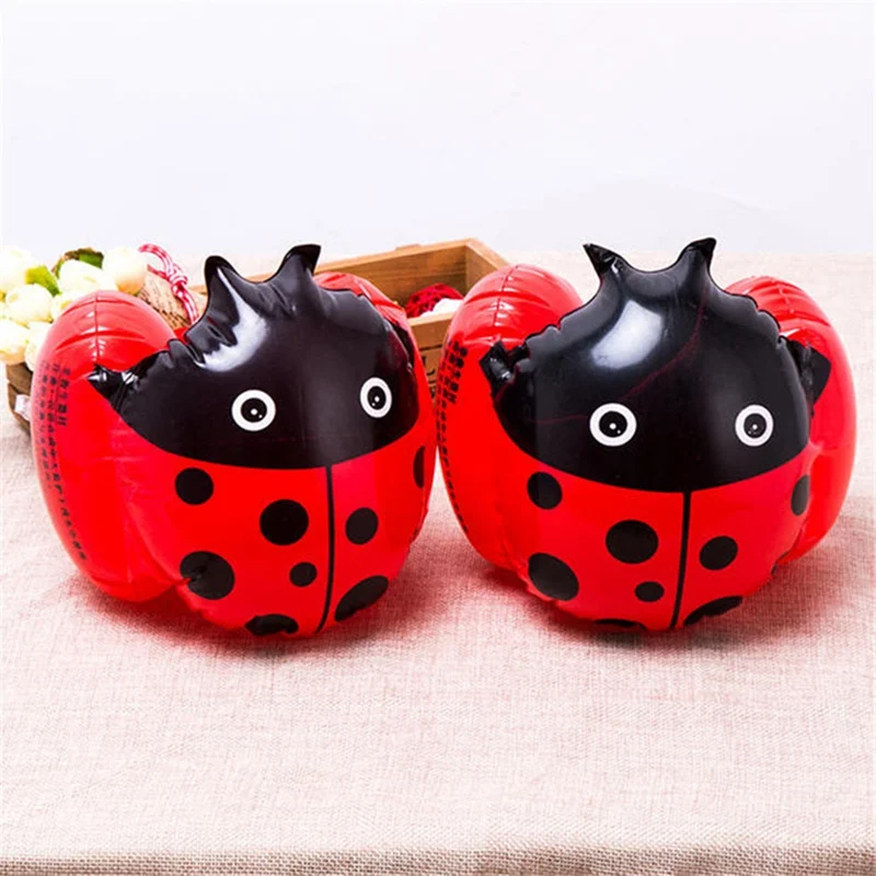 1 пара Детские плавающие повязки в форме божьей коровки толстые надувные