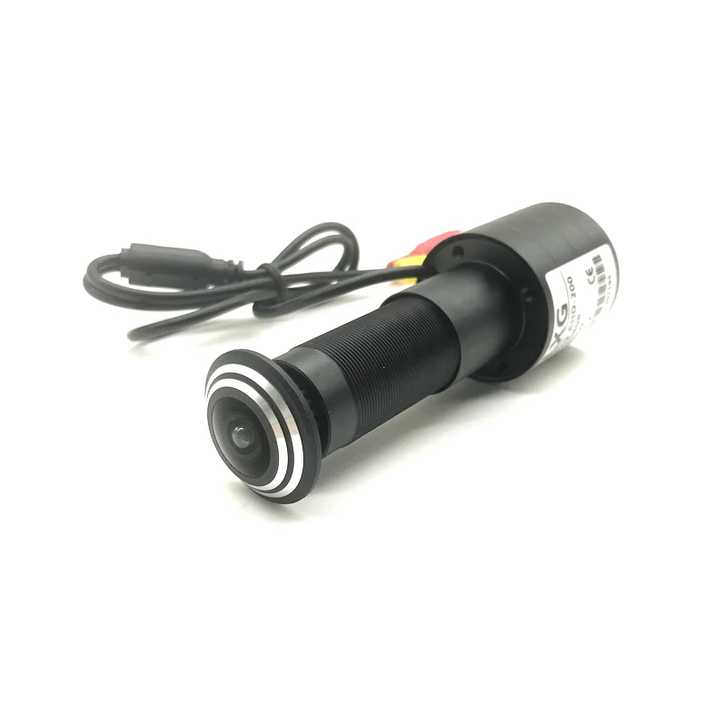 1080P HD дверной глазок CCTV AHD мини домашний видео глазок дверное отверстие камера SONY323 чип 2МП Звездный светильник 0,001 люкс Проводная камера безопасности
