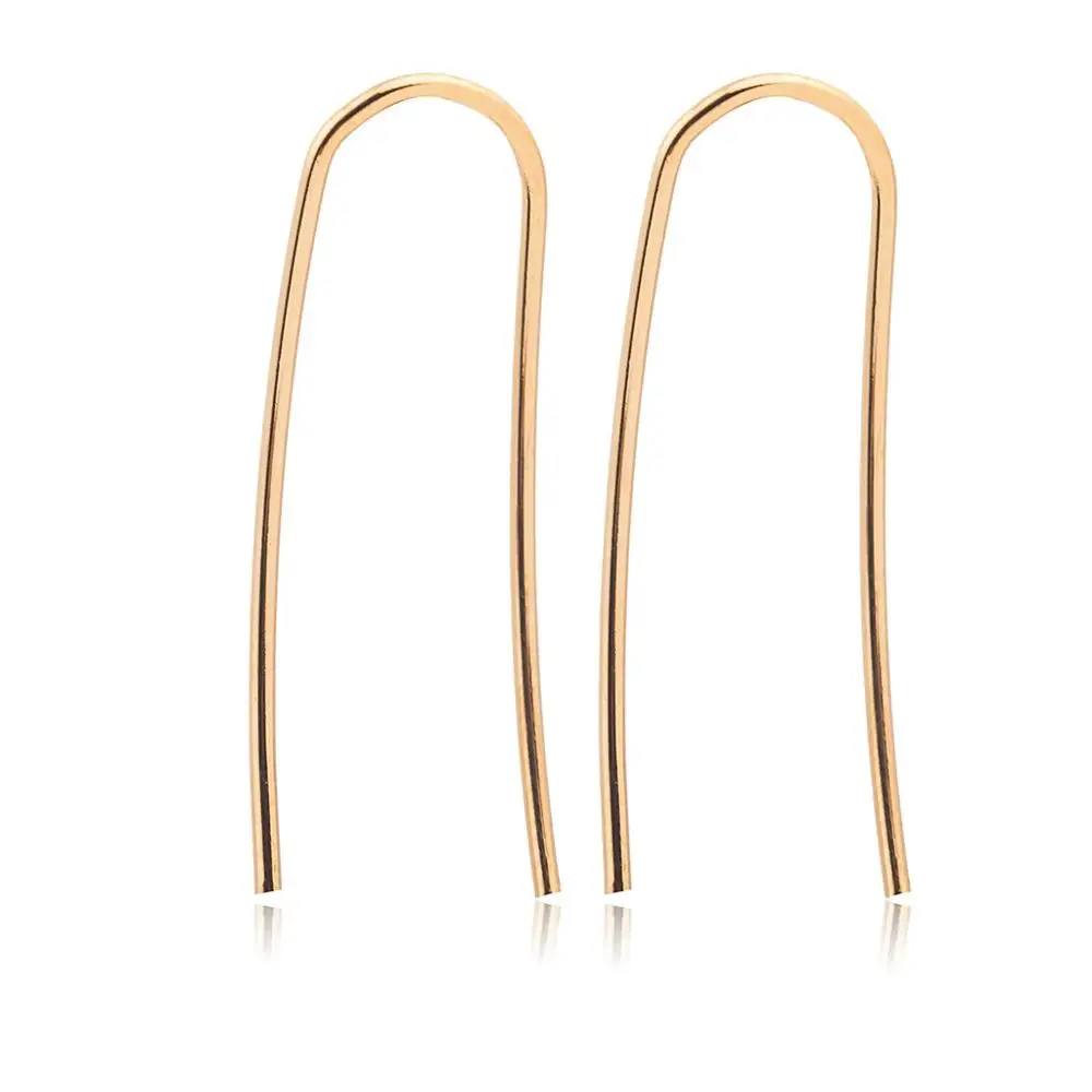 Новые золотые серебряные серьги-гвоздики ювелирные украшения геометрические