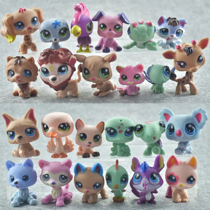 24 шт./компл. LPS игрушки коллекции мини игрушки игрушечные собаки для девочек