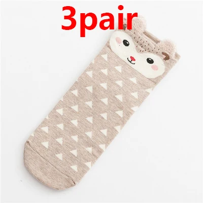 3Pair Style 16 5 пар, женские носки, летние, унисекс, сетчатые, с низким вырезом, носки, женские, короткие носки до лодыжки, повседневные, женские, Art Sox Chaussettes, белые, серые, черные - Цвет: 3Pair Style 16