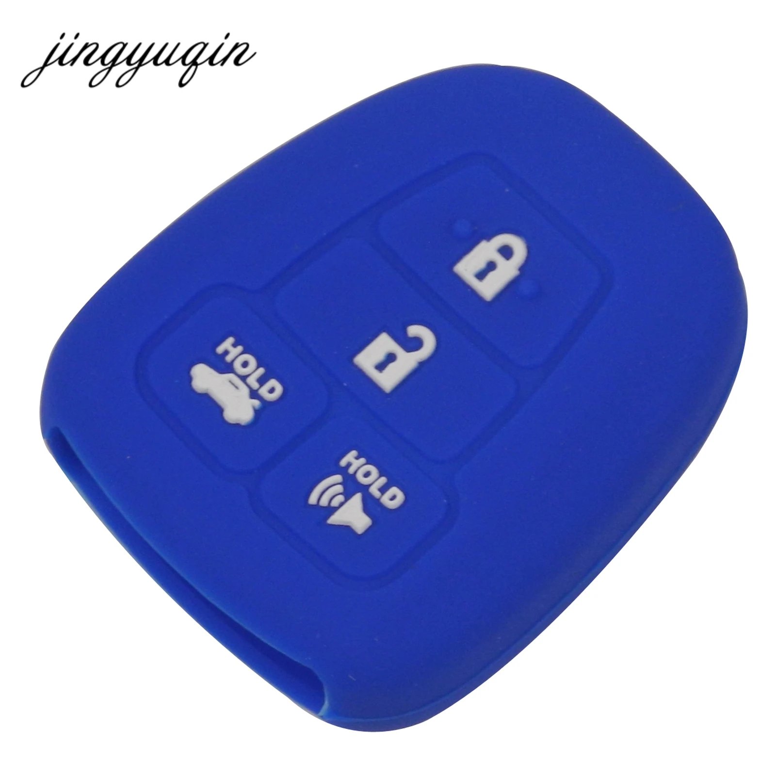 Jingyuqin 30 шт./лот силиконовый чехол для дистанционного ключа подходит 2015 Toyota Camry Rav4