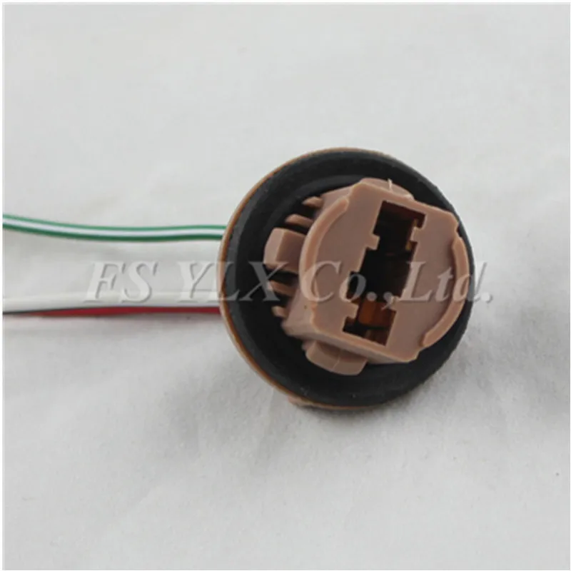 FSYLX 10 шт. T20 7443 adpter провода клиновидные розетки Разъем Жгут светодиодный