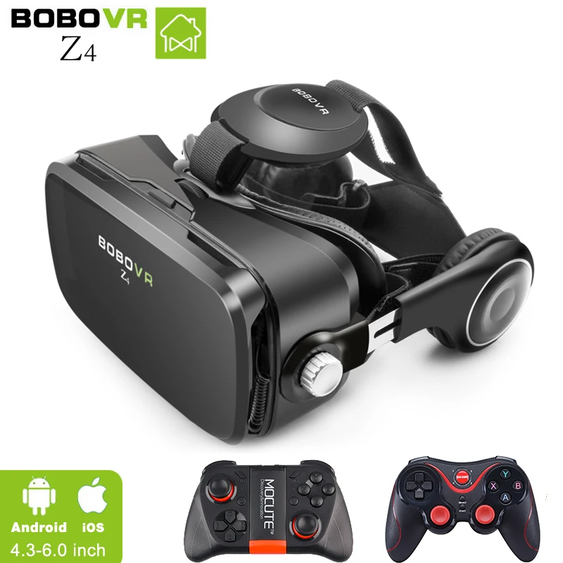 очки виртуальной реальности VR КОРОБКА BOBOVR Z4 3D шлем google Картон мини 2.0 бобо vr