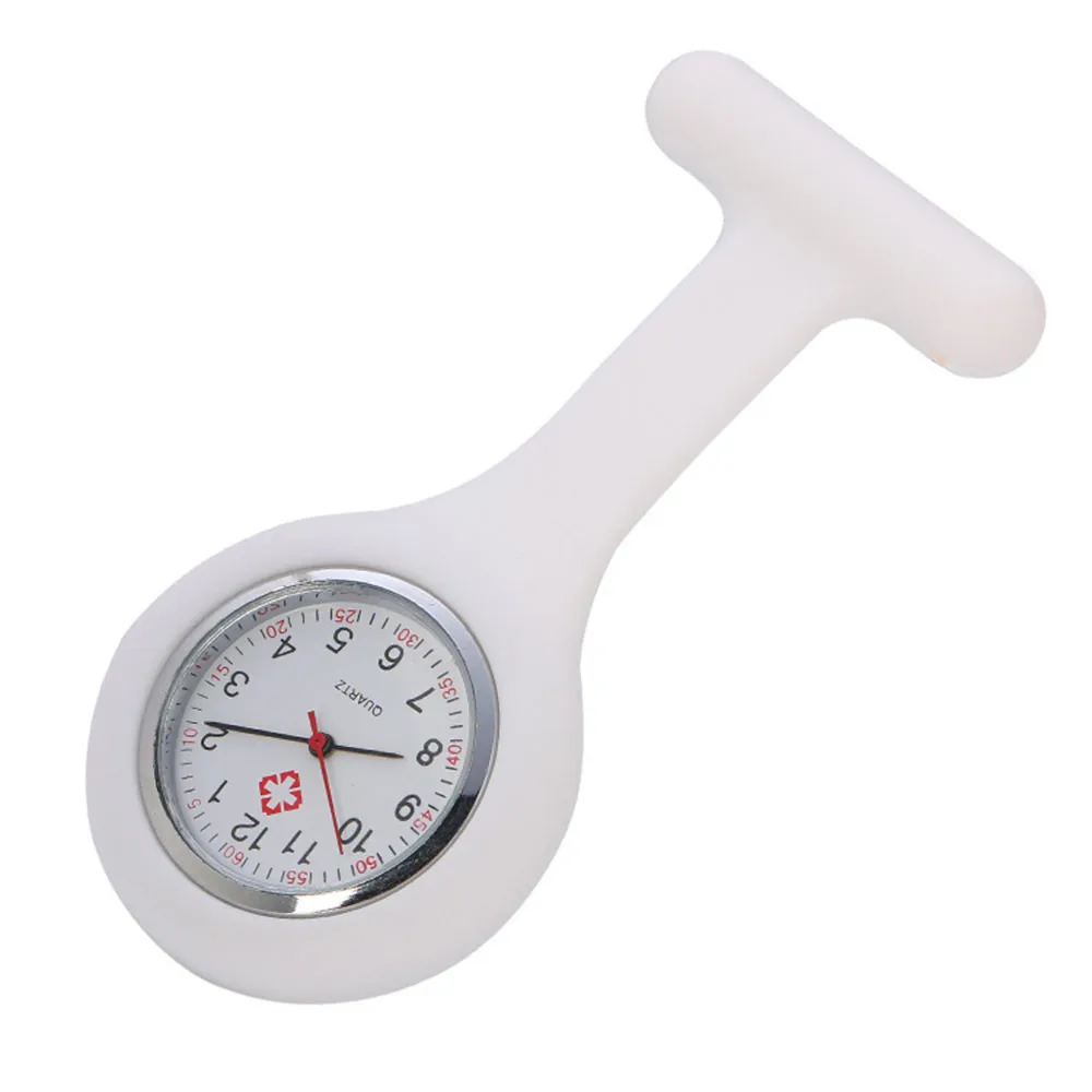 2019 Fashion Hot Sell Pocket Watches Silicone Quartz Nurse Watch Brooch Tunic Fob Clock Doctor Medical Multiple Colour | Наручные часы