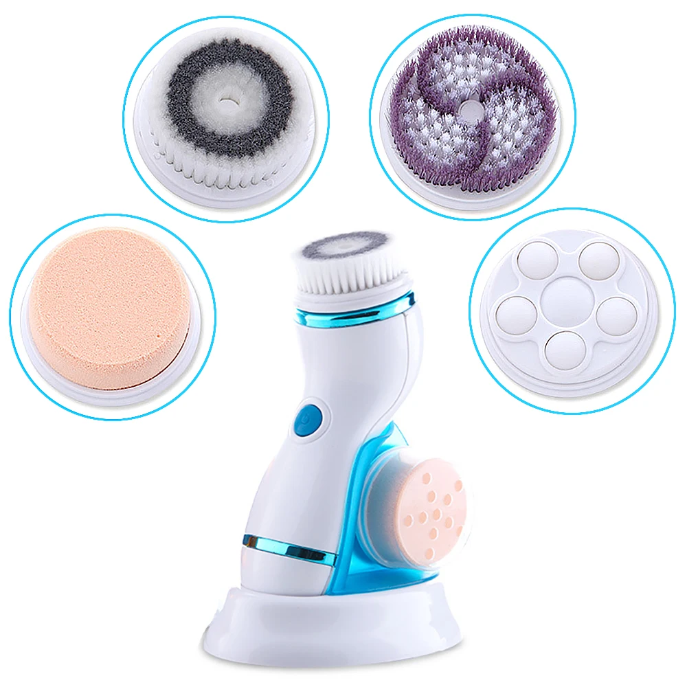 Щетка для мытья лица IPX4 электрический массажер и губка лица|sponges for face|massager