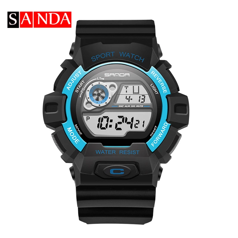 SANDA Sports Watches Unisex Relojes Digital Watch Relogio Masculino Fashion Casual Quartz Army Military Wrist W | Наручные часы