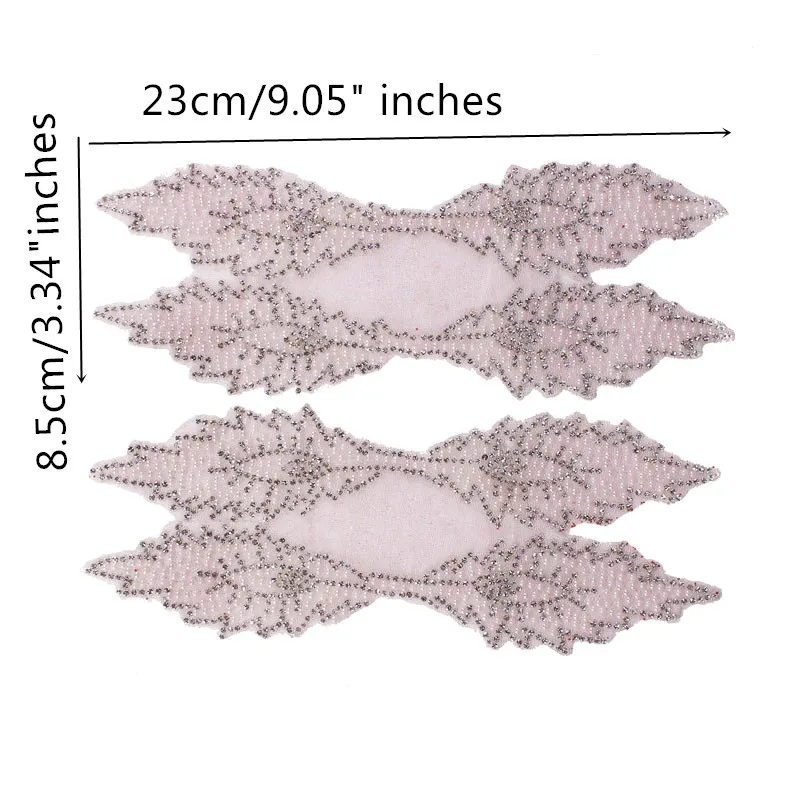 5 пар розовых бусин аппликация стразы горячей фиксации термоклейкие нашивки
