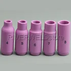 Расходные материалы TIG, аксессуары, алюминиевая насадка, газовая линза, чашка 10N50 10N49 10N48 10N47 10N46, комплект для сварофонарь WP17 18 26 5 шт.