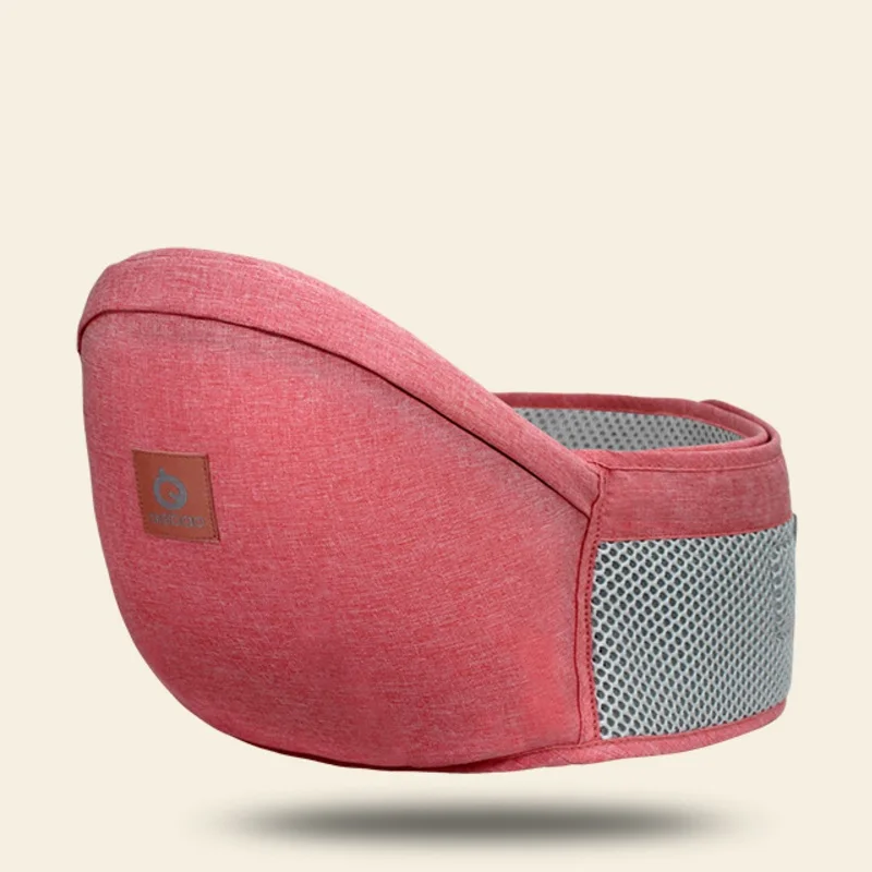 Pink Переноска для ребенка, поясная коляска, детский слинг, удерживающий поясной ремень, рюкзак, ремень в стиле Хипсит для ребенка, многофункциональное сиденье для малыша - Цвет: Pink