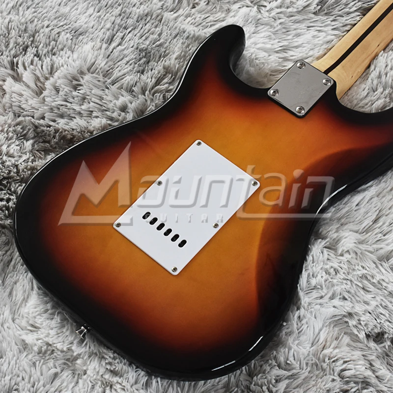 Горная гитара ST электрогитара sunburst Цвет SSS подобрать американская липа тело клен шеи