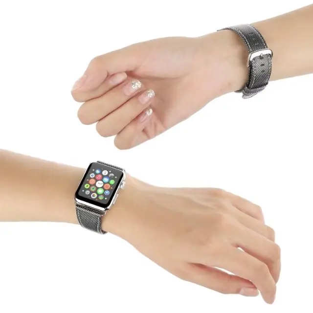 Пояса из натуральной кожи Apple Watch группа 38 мм 42 замена ремешок для iwatch sport & издание