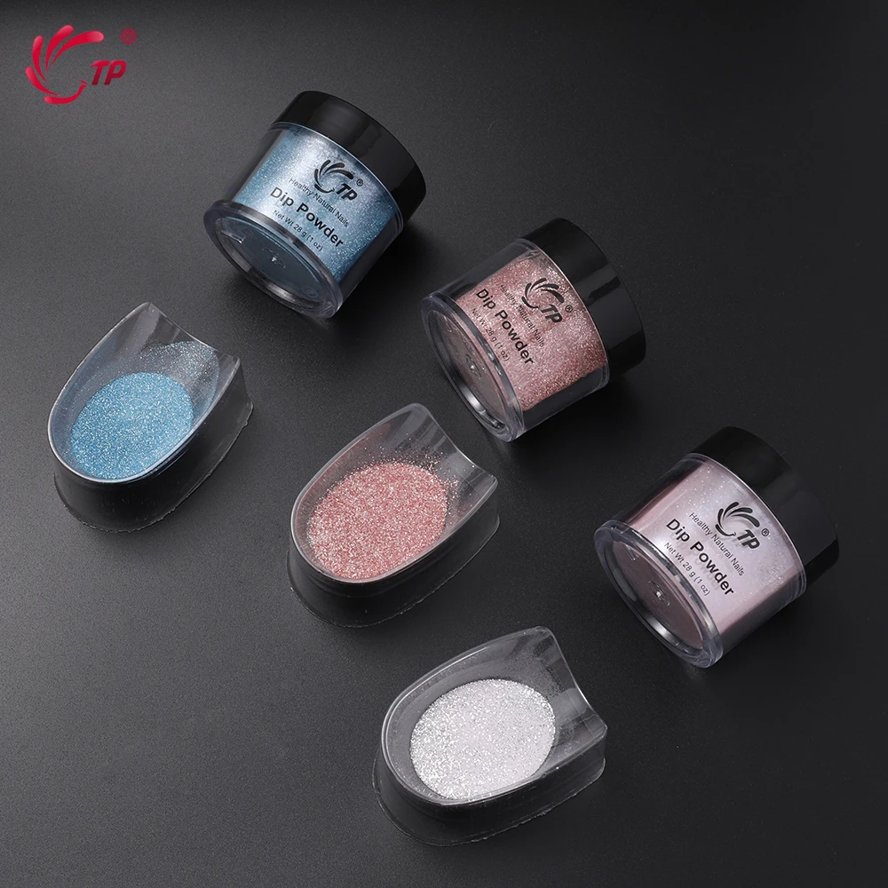 Контейнер для порошка ногтей форма банка французская улыбка линия одноразовые