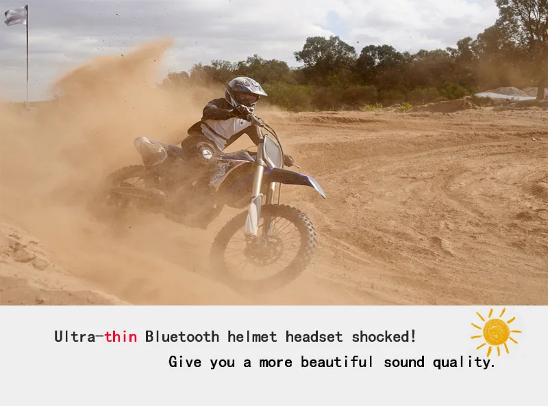 JaJaBor 3-го поколения мотоциклетный шлем гарнитура беспроводная Bluetooth V4.2 Громкая связь динамик с микрофоном музыкальный приемник зарядка через usb