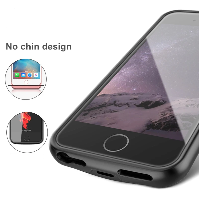 Чехол для зарядного устройства NTSPACE 4000 мАч для iPhone 5, 5S, 5c, SE, чехол для питания, портативный резервный внешний аккумулятор, черный чехол для аккумулятора