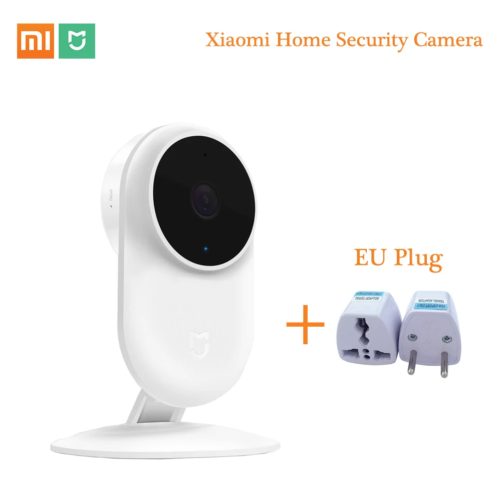 Xiao mi jia 1080P IP камера 130 градусов FOV Ночное Видение безопасности смарт-камера 2,4 ГГц Двухдиапазонная для домашнего комплекта mi Home - Цветной: EU PLUG