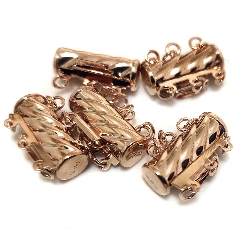 Оптовая продажа застежка для шкатулки ювелирных изделий 12x27 мм 3 ряда | Украшения