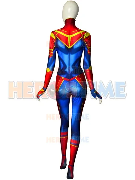 Костюм супергероя Zentai из спандекса костюм с 3D-принтом капитана фильма для