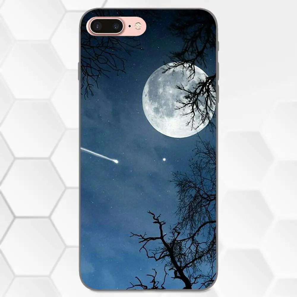 Мягкие чехлы из тпу с изображением ночного неба травой для Galaxy C5 C7 J1 J2 J3 J330 J5 J6 J7 J730