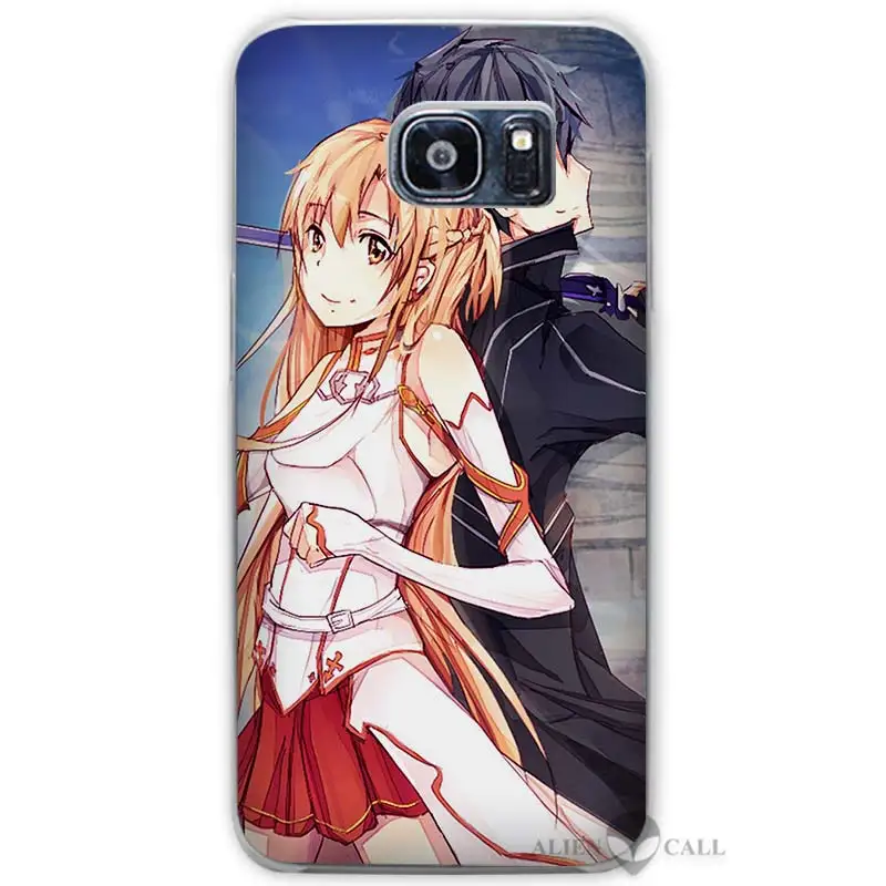 12 Sword Art Online SAO Аниме Манга прозрачный чехол для samsung Galaxy S3 S4 S5 Mini S6 S7 Edge Plus - Цвет: 12