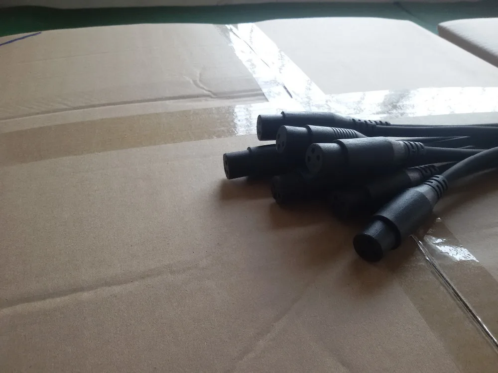 

Hot 5pcs/lot 16.4ft/ 5 meters length 3 pin signal connection DMX cable for stage light, stage light accessories led par cable