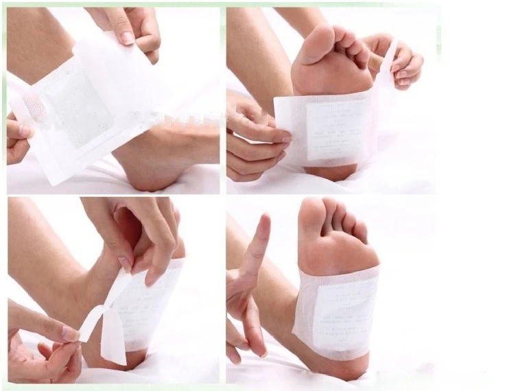 

20pcs/10packs New 2019 Arrival Ginger Wormwood Detox Foot Pads Patches With Adhesive (20pcs=10pcs Patches+10pcs Adhesives)