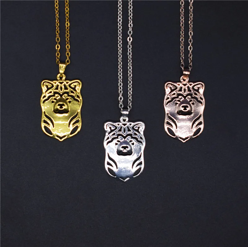 Ожерелье с подвеской в виде собаки 4 цвета | Украшения и аксессуары