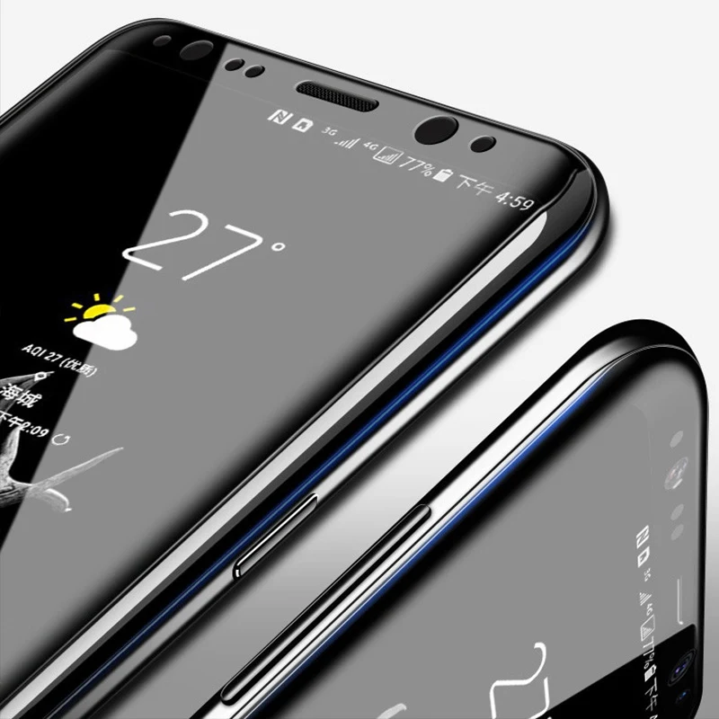 3D изогнутые закаленное Стекло для samsung Galaxy S9 плюс Экран протектор S7 края