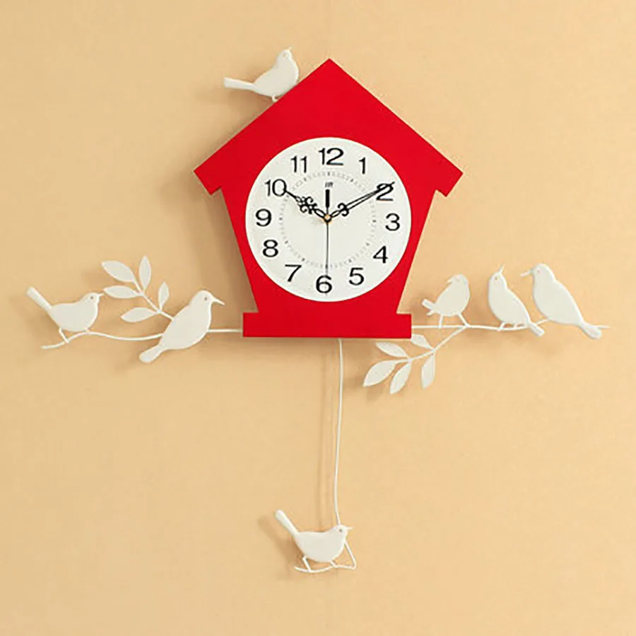 

Wall Clock Modern Design Creative Swing Bedroom Home Personality Fashion Diy Clock Digital Mechanism Large Decorative 50Q319