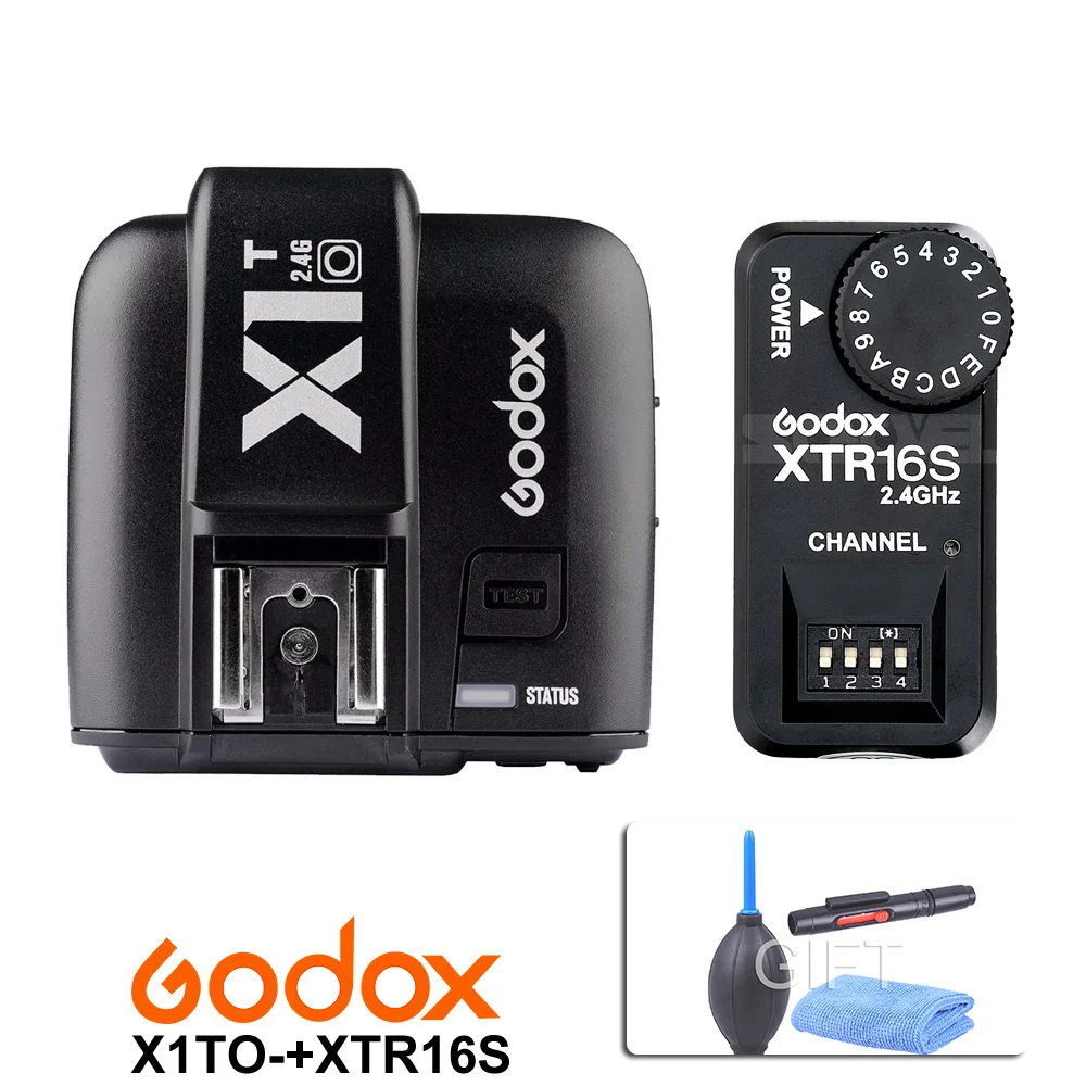 Беспроводной триггер Godox X1T-O TTL 2 4G для Olympus Panasonic + XTR-16S приемник вспышки