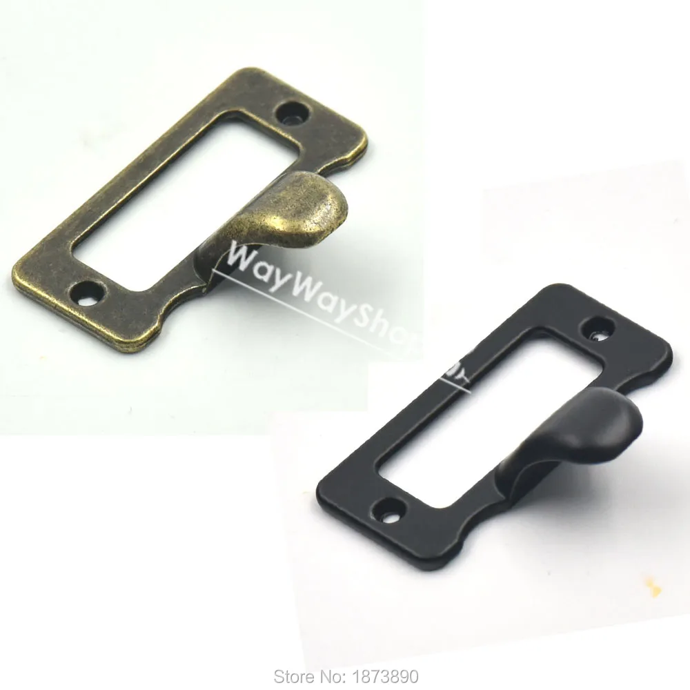 10 шт. домашний шкаф рамка ручка ярлык ящика тег Pull файл имя держатель карты с