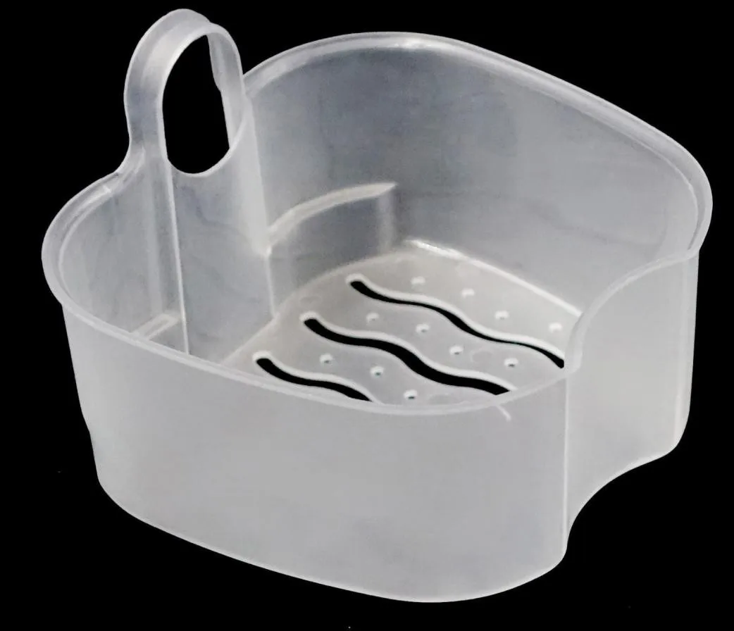 Dropshipping Denture Bath Box Case Dental False Teeth Storage with Hanging Net Container | Дом и сад