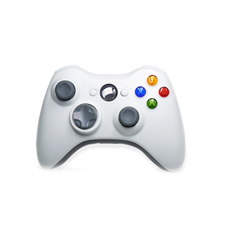 Wireless White Беспроводной/проводной контроллер для Xbox 360 геймпад джойстик для X box 360 Jogos пульта Win7/8/10 шт. игровой джойстик - Цвет: Wireless White