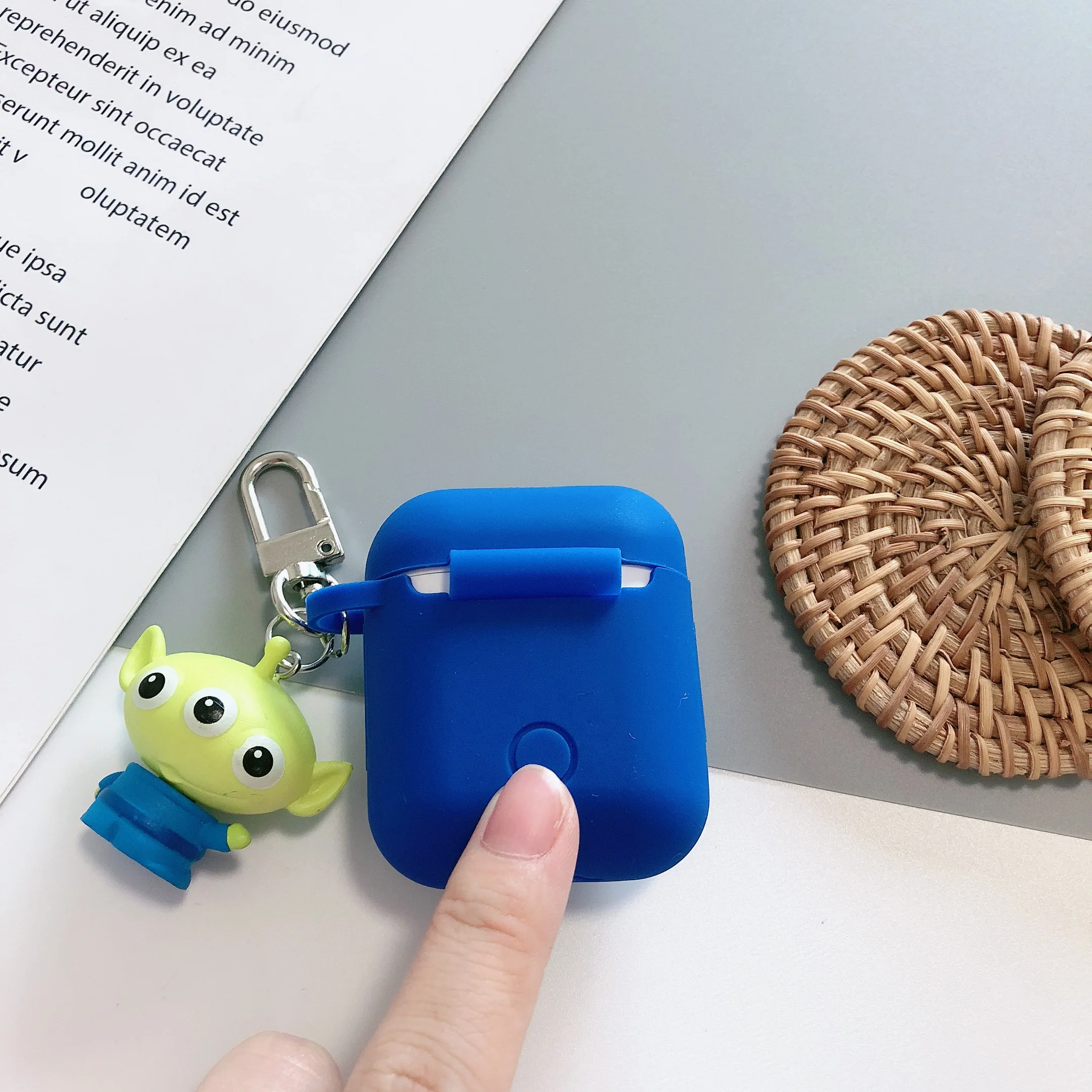 Чехол для наушников Toy Story Rex Dinosaur Hamm Red Hearts Jessie Green Alien для Apple Airpods 1 2 силиконовый защитный чехол с рисунком