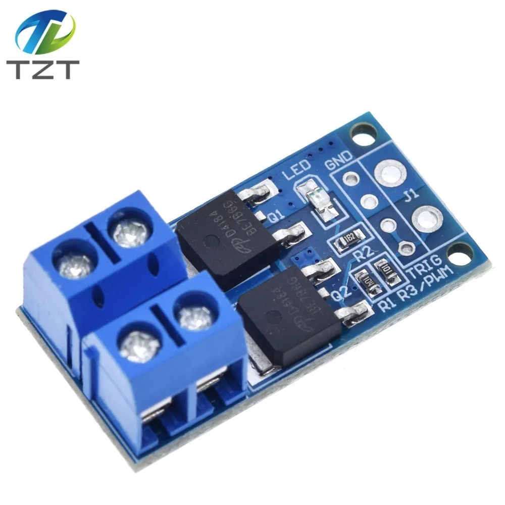 15A 400 Вт MOSFET триггер переключениt приводной модуль DC 5V 36V ШИМ регулятор Управление