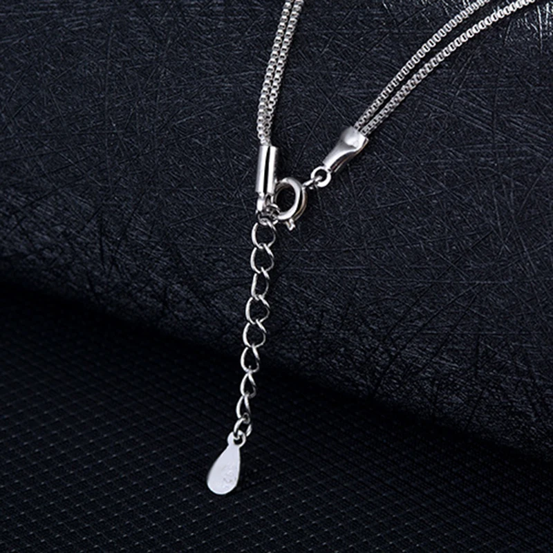 XIYANIKE 925 пробы Серебряное ожерелье, двухслойная цепочка, циркониевое сердце, подвески, ожерелье s для женщин, подарок, колье, новинка