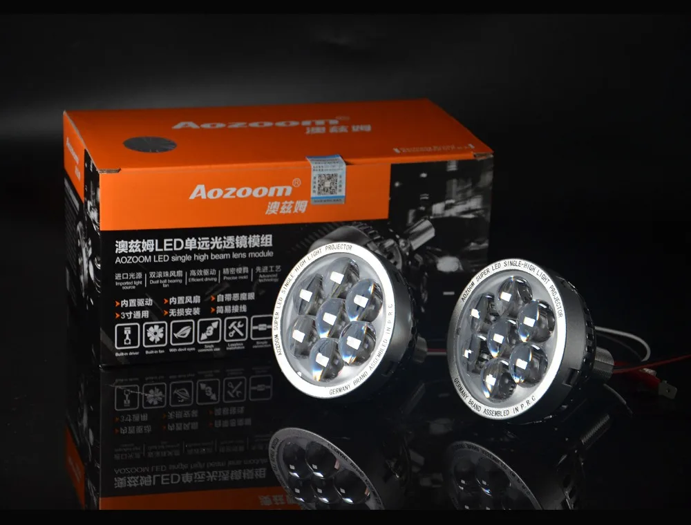 AOZOOM высококачественный светодиодный однолучевой объектив высокая яркость