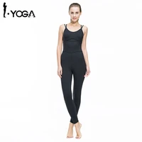fitness women yoga jumpsuit gym running sports suit lady tight clothing breathable quick dry sportswear sets patchwork tracksuit