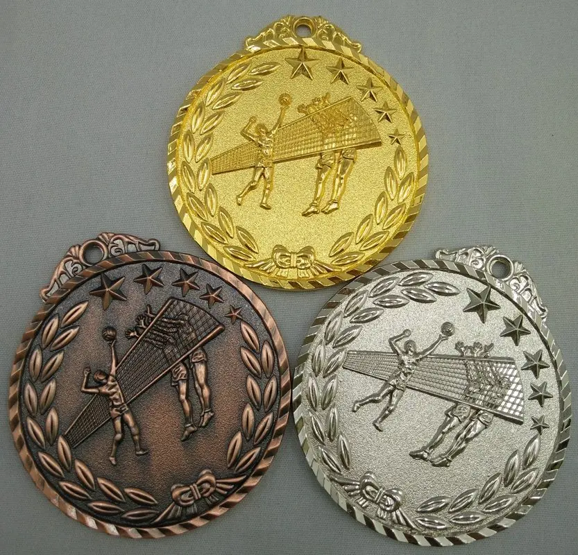 Медали для волейбола школьные мероприятия индивидуальные металлические игры