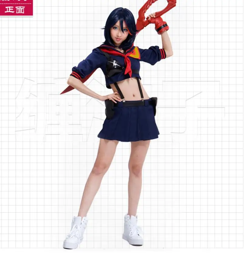 Японское аниме Kill La Kill Ryuko Matoi косплей костюмы для Хэллоуина Костюм для женщин платье для девочек костюм для косплея