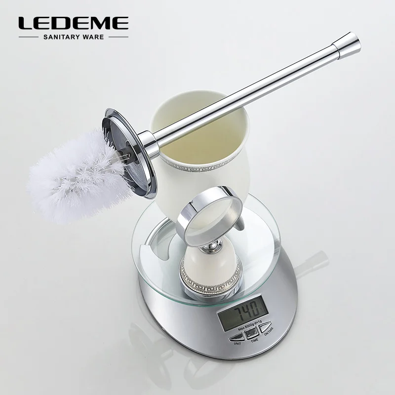 LEDEME держатели для туалетных кистей настенное крепление одной щетки керамические